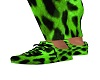 green leopard sneakers