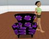 (CP) Purple Rose Chair