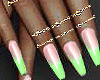 N! Nails Green  bracelet