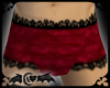 Red Black Lacy Panties M