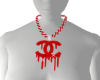 CC Red Drip Chain