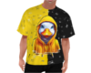 t-shirt goose yellow bla