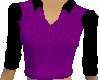 Purple Sweater w/Shirt