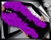 D3~Furry Scarf Purple