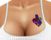 Love TY heart tattoo