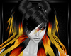 black fire hairstyle