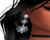 snowflake earrings