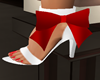 Red/White Holiday Heels