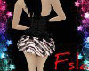 [Fsla] zebra mini dress