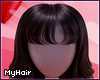 jezebel black + bangs