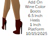 [BB] Black Wine Boots