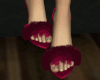 K. Pink Fur Heels