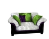 White Green Relax sofa