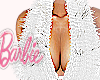 GLAM WHITE FUR TOP