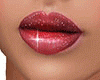 glittery lipstick