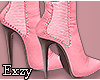 Pink Booties.