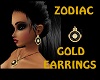 ZODIAC GOLD EARRINGS