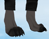 Paws feet black