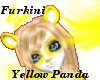 Yellow panda furkini