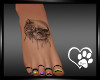 Tattoo Feet w/Rainbow