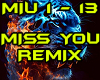 MISS YOU REMIX