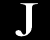 Letter J Chain Silver