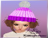 Girls Winter Hat Purple
