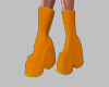 Pz Wedges Boots Orange