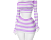 AS Purple Stripes Dress