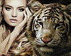 tiger and lady
