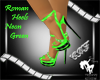 Roman's Heels Neon Green