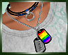 :)Fly Pride Dog Tags