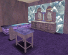 pleasing purple bathroom