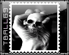 Skull In Hand Stamp