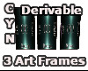 Derivable 3 Art Frames