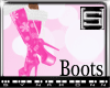 [S] Pink Christmas Boots