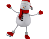 Snowman on Ice Skates