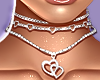 Heart Necklace Set