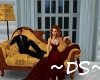 Red Romance Chaise