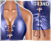 ᵀ Lace-up Halter Crop