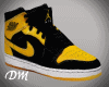 Black Yellow Sneakers