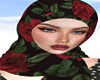 Black Rose Hijab
