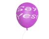 Say Yes Balloon Male