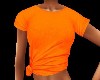 Knotted Orange Shirt