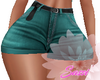 Teal Fest Shorts