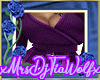 Monica purple sweater