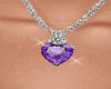 Purple Heart Necklace