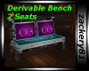 Derivable 2 Seat Bench