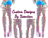 CryBaby Pink Leg Chains