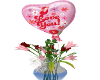 Love U Flowers - Balloon